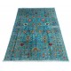 Dywan Ziegler Arijana Classic 100% wełna kamienowana ręcznie tkany luksusowy 170x240cm turkusowy kwiatowe ornamenty