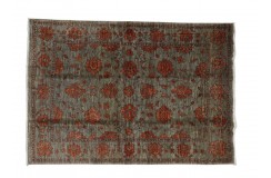 Dywan Ziegler Arijana Classic 100% wełna kamienowana ręcznie tkany luksusowy 170x240cm taupe kwiatowe ornamenty