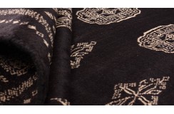 Oryginalny dywan Buchara z Pakistanu 100% wełna 140x200cm czarny