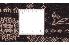 Oryginalny dywan Buchara z Pakistanu 100% wełna 140x200cm czarny