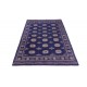Buchara 3Ply dywan ręcznie tkany z Pakistanu 100% wełna niebieski ok 140x200cm