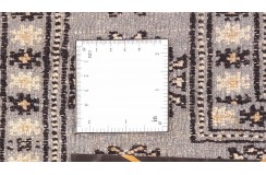 Oryginalny dywan Buchara z Pakistanu 100% wełna 140x200cm szary