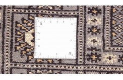 Oryginalny dywan Buchara z Pakistanu 100% wełna 120x180cm szary