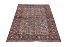 Oryginalny dywan Buchara z Pakistanu 100% wełna 120x180cm szary