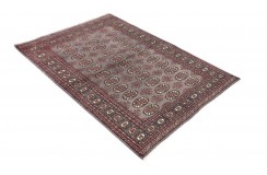 Oryginalny dywan Buchara z Pakistanu 100% wełna 120x180cm szary