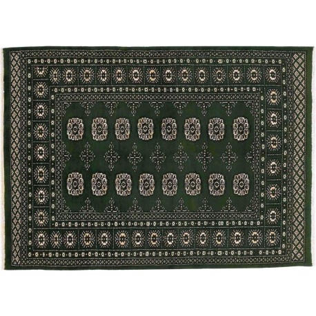 Buchara dywan ręcznie tkany z Pakistanu 100% wełna zielony ok 120x180cm
