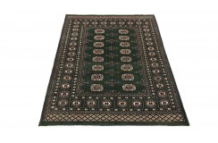 Oryginalny dywan Buchara z Pakistanu 100% wełna 120x180cm zielony