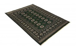 Oryginalny dywan Buchara z Pakistanu 100% wełna 120x180cm zielony