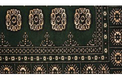 Oryginalny dywan Buchara z Pakistanu 100% wełna 120x180cm zielony