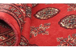 Oryginalny dywan Buchara z Pakistanu 100% wełna 120x180cm czerwony