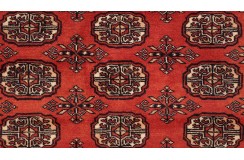 Oryginalny dywan Buchara z Pakistanu 100% wełna 120x180cm czerwony