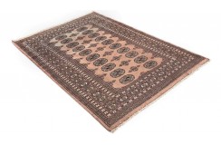 Oryginalny dywan Buchara z Pakistanu 100% wełna 120x180cm brązowy