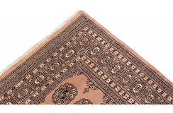 Oryginalny dywan Buchara z Pakistanu 100% wełna 120x180cm brązowy