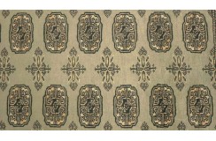 Oryginalny dywan Buchara z Pakistanu 100% wełna 90x160cm zielony