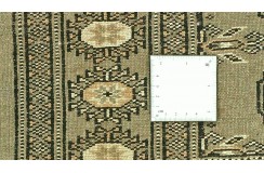 Oryginalny dywan Buchara z Pakistanu 100% wełna 90x160cm zielony
