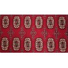 Oryginalny dywan Buchara z Pakistanu 100% wełna 100x150cm czerwony