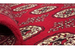 Oryginalny dywan Buchara z Pakistanu 100% wełna 100x150cm czerwony