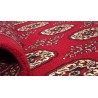 Oryginalny dywan Buchara z Pakistanu 100% wełna 100x150cm czerwony