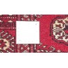 Oryginalny dywan Buchara z Pakistanu 100% wełna 100x150cm czerwony