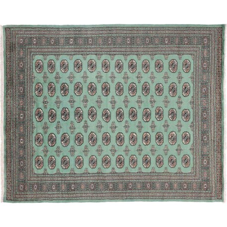 Buchara dywan ręcznie tkany z Pakistanu 100% wełna zielony ok 200x250cm