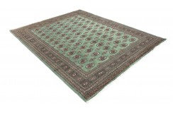 Oryginalny dywan Buchara z Pakistanu 100% wełna 200x250cm zielony