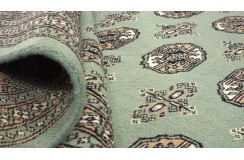 Oryginalny dywan Buchara z Pakistanu 100% wełna 200x250cm zielony