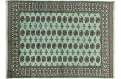 Buchara dywan ręcznie tkany z Pakistanu 100% wełna zielony ok 200x270cm
