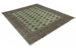Oryginalny dywan Buchara z Pakistanu 100% wełna 200x250cm zielony