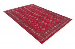 Oryginalny dywan Buchara z Pakistanu 100% wełna 200x250cm czerwony