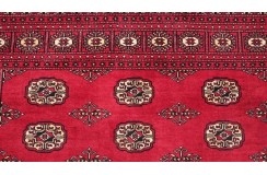 Oryginalny dywan Buchara z Pakistanu 100% wełna 200x250cm czerwony