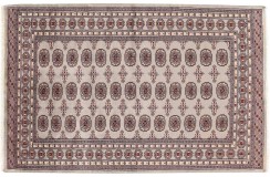 Buchara dywan ręcznie tkany z Pakistanu 100% wełna szary ok 140x220cm