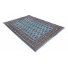 Oryginalny dywan Buchara z Pakistanu 100% wełna 170x230cm niebieski
