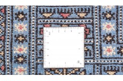 Oryginalny dywan Buchara z Pakistanu 100% wełna 170x230cm niebieski