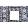 Oryginalny dywan Buchara z Pakistanu 100% wełna 170x230cm niebieski