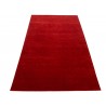Gładki 100% wełniany dywan Gabbeh Handloom czerwony 200x300cm bez wzorów