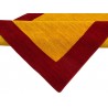 100% wełna gruby dywan handloom z Indii złoty 120x180cm