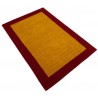 100% wełna gruby dywan handloom z Indii złoty 120x180cm