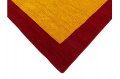 100% wełna gruby dywan handloom z Indii złoty 120x180cm