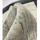 Gładki 100% wełniany dywan Gabbeh Handloom beżowy szary 120x180cm deseń