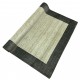 Gładki 100% wełniany dywan Gabbeh Handloom beżowy szary 120x180cm deseń