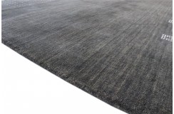 100% wełna gruby dywan handloom z indii szary 200x300cm