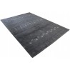 100% wełna gruby dywan handloom z indii szary 200x300cm