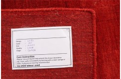 100% wełna gruby dywan handloom z indii czerwony 200x300cm