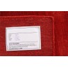 100% wełna gruby dywan handloom z indii czerwony 200x300cm