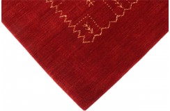 100% wełna gruby dywan handloom z indii czerwony 200x300cm