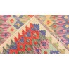 Etniczny kilim kolorowy z Afganistanu dzieło Chobi nomadyczny 80x400cm