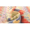 Etniczny kilim kolorowy z Afganistanu dzieło Chobi nomadyczny 80x400cm