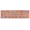 Kolorowy dywan kilim Maimana chodnik ok 80x300cm z Afganistanu 100% wełna dwustronny rustykalny