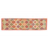 Kolorowy dywan kilim Maimana chodnik ok 80x300cm z Afganistanu 100% wełna dwustronny rustykalny