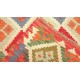 Kolorowy dywan kilim Maimana chodnik ok 80x300cm z Afganistanu 100% wełna dwustronny rustykalny